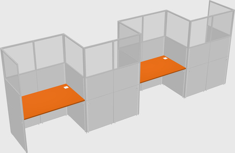Rectangular cubicles