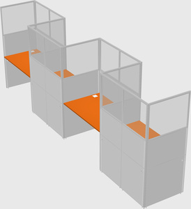 Rectangular cubicles