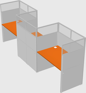 Rectangular cubicles