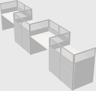 Rectangular cubicles