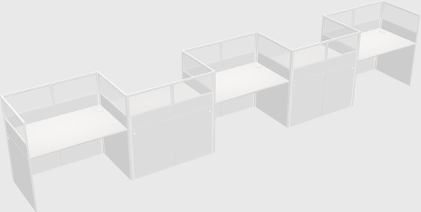 Rectangular cubicles