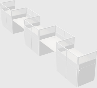 Rectangular cubicles