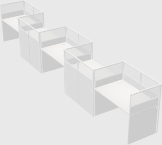 Rectangular cubicles