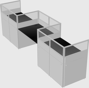 Cabines rectangulaires