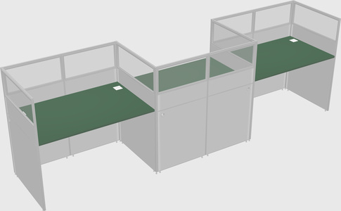 Rectangular cubicles