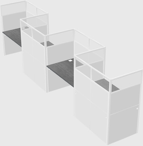 Cabines rectangulaires