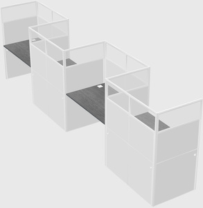 Cabines rectangulaires