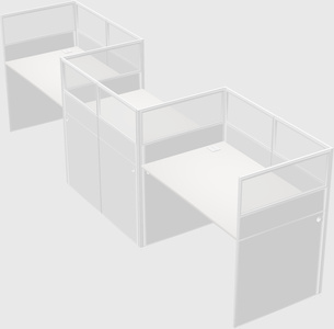 Rectangular cubicles