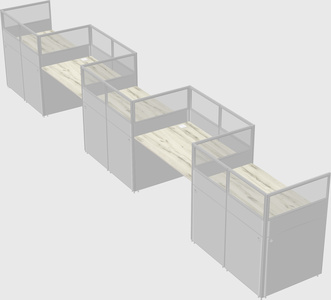 Rectangular cubicles