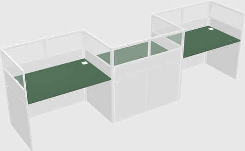Rectangular cubicles