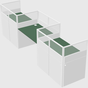 Rectangular cubicles