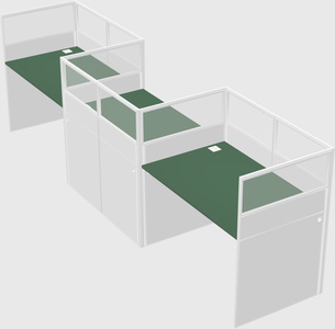 Rectangular cubicles