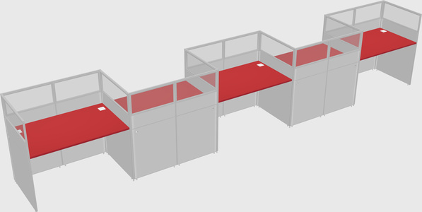 Rectangular cubicles