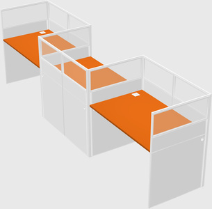 Rectangular cubicles