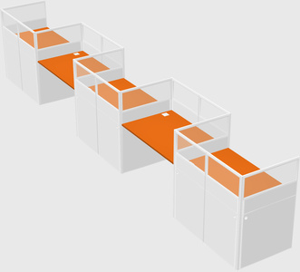 Rectangular cubicles