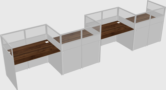 Rectangular cubicles