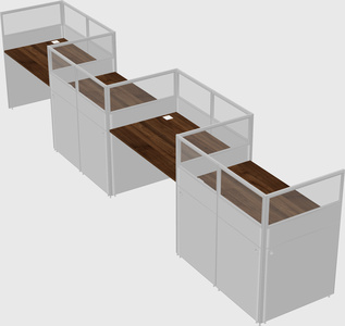 Rectangular cubicles