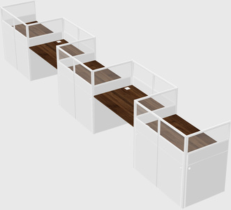 Rectangular cubicles