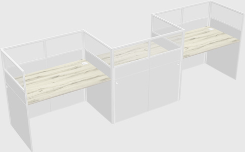 Rectangular cubicles