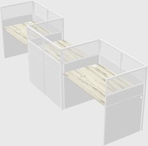 Rectangular cubicles