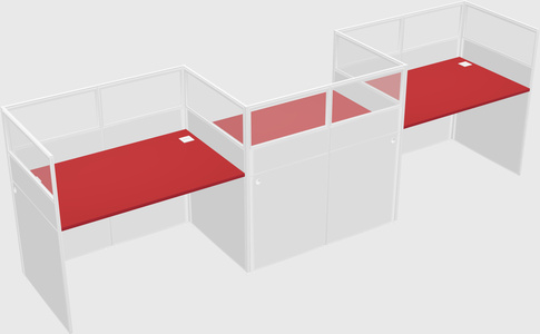 Rectangular cubicles