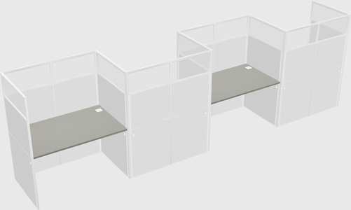 Rectangular cubicles