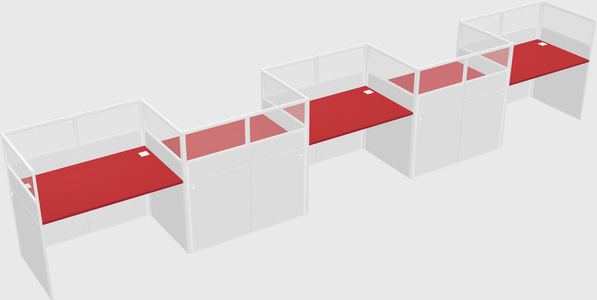 Rectangular cubicles