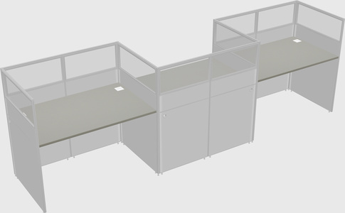 Rectangular cubicles