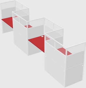 Rectangular cubicles