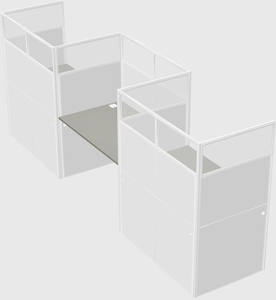Rectangular cubicles
