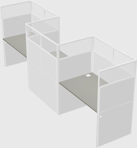Rectangular cubicles
