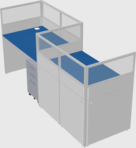 Rectangular cubicles
