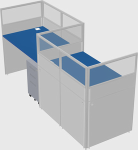 Rectangular cubicles