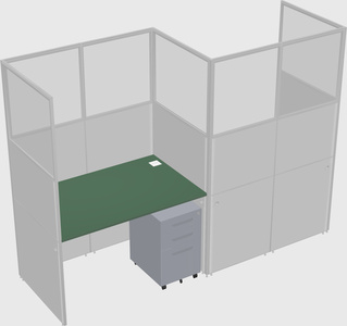 Rectangular cubicles