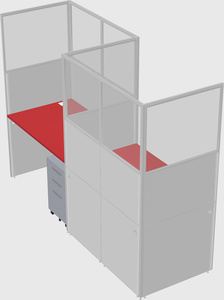 Rectangular cubicles