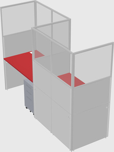 Rectangular cubicles