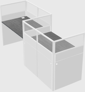 Rectangular cubicles