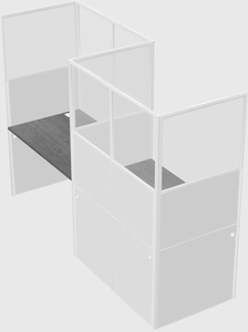 Rectangular cubicles