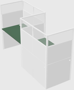 Rectangular cubicles