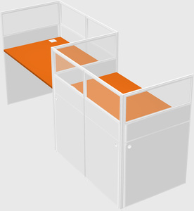 Cabines rectangulaires