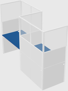 Rectangular cubicles