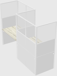 Rectangular cubicles