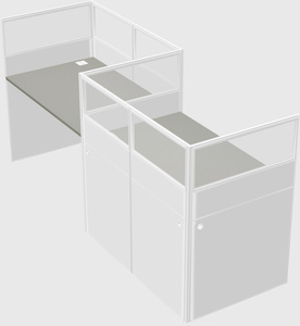 Rectangular cubicles