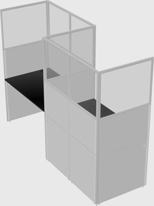 Rectangular cubicles