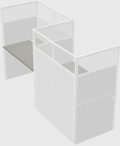 Cabines rectangulaires