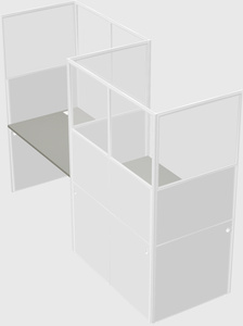 Rectangular cubicles