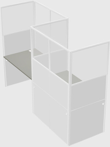 Rectangular cubicles