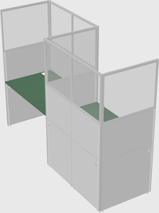 Rectangular cubicles