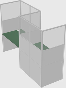 Rectangular cubicles