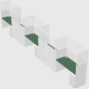 Cabines rectangulaires